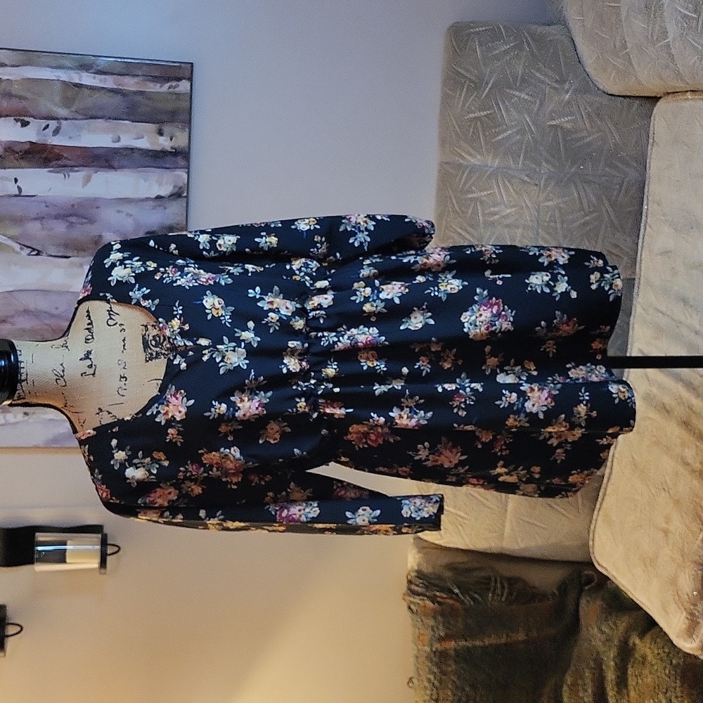 Rumor Has It Floral Maternity Shirt
